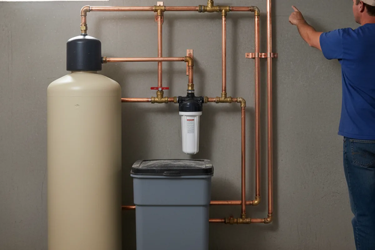 Whole-house water treatment system installed in Pen Argyl